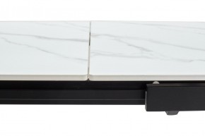 Стол CORNER 120 MATT WHITE MARBLE SOLID CERAMIC / BLACK, ®DISAUR в Ревде - revda.ok-mebel.com | фото 8