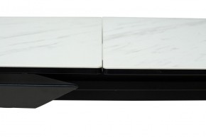Стол CREMONA 180 KL-99 Белый мрамор матовый, итальянская керамика / черный каркас, ®DISAUR в Ревде - revda.ok-mebel.com | фото 12