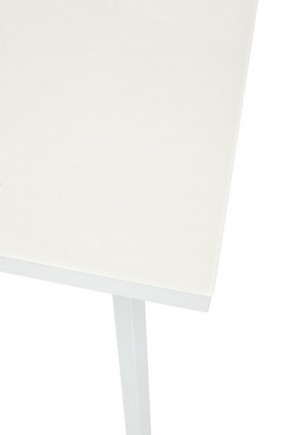 Стол ФИН 120 Латте, стекло/ Белый каркас М-City в Ревде - revda.ok-mebel.com | фото 7