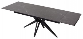 Стол FORIO 160 MATT BLACK MARBLE SOLID CERAMIC / BLACK, ®DISAUR в Ревде - revda.ok-mebel.com | фото 5