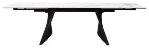 Стол IVAR 180 MARBLES KL-188 Контрастный мрамор, итальянская керамика, ®DISAUR в Ревде - revda.ok-mebel.com | фото 2