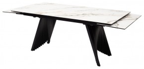 Стол IVAR 180 MARBLES KL-188 Контрастный мрамор, итальянская керамика, ®DISAUR в Ревде - revda.ok-mebel.com | фото 7