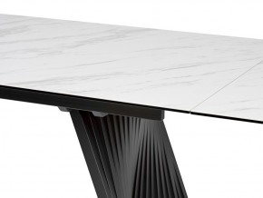 Стол IVAR 180 MARBLES KL-99 Белый мрамор, итальянская керамика/серый, ®DISAUR в Ревде - revda.ok-mebel.com | фото 8