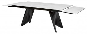 Стол IVAR 200 MARBLES KL-99 Белый мрамор, итальянская керамика, ®DISAUR в Ревде - revda.ok-mebel.com | фото 5