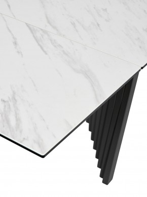 Стол IVAR 200 MARBLES KL-99 Белый мрамор, итальянская керамика, ®DISAUR в Ревде - revda.ok-mebel.com | фото 8