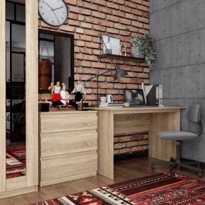 Стол КАСТОР письменный 120х65, цвет Дуб Сонома в Ревде - revda.ok-mebel.com | фото 3