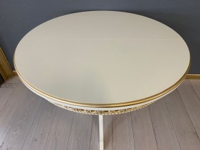 Стол круглый раскладной Верона с молдингом (шпон) в Ревде - revda.ok-mebel.com | фото 4