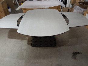 Стол LORENS 150 TL-58 поворотная система раскладки, испанская керамика / Темно-серый, ®DISAUR в Ревде - revda.ok-mebel.com | фото 2