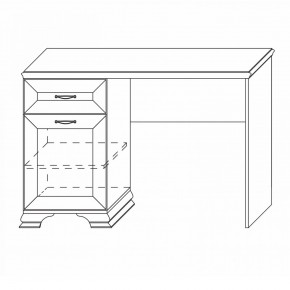 Стол письменный 1200 Сиена в Ревде - revda.ok-mebel.com | фото 8