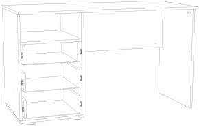 Стол письменный НМ 041.40 "Банни" (Бисквит) в Ревде - revda.ok-mebel.com | фото 5