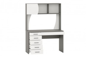 Стол рабочий СИГМА (графит/белый) в Ревде - revda.ok-mebel.com | фото 2