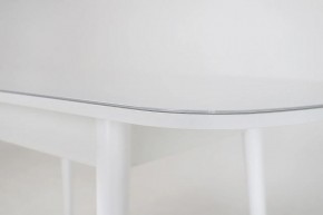 Стол раскладной со стеклом (опоры массив цилиндрический) "Хоста" в Ревде - revda.ok-mebel.com | фото 6