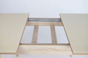 Стол раскладной со стеклом (опоры массив цилиндрический) "Хоста" в Ревде - revda.ok-mebel.com | фото 9