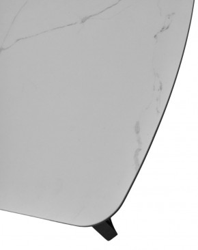 Стол RASMUS 160 TL-45 Белый мрамор, испанская керамика / черный каркас, ®DISAUR в Ревде - revda.ok-mebel.com | фото 6