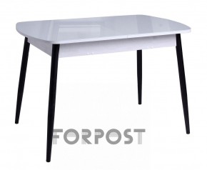 Стол раздвижной со стеклянной столешницей (BLACK, WHITE) в Ревде - revda.ok-mebel.com | фото 3