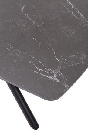 Стол RIVOLI 140 MATT BLACK MARBLE SOLID CERAMIC / BLACK, ®DISAUR в Ревде - revda.ok-mebel.com | фото 10