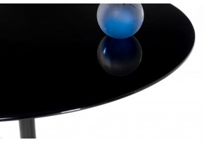 Стол стеклянный Tulip 90x74 black glass в Ревде - revda.ok-mebel.com | фото 2
