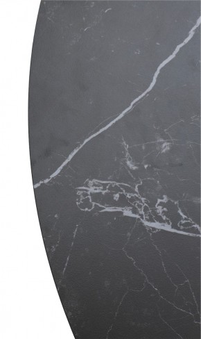 Стол TERNI 120 MATT BLACK MARBLE SOLID CERAMIC Черный мрамор матовый, керамика /Черн.каркас, ®DISAUR в Ревде - revda.ok-mebel.com | фото 9