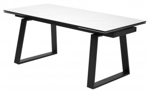 Стол VASTO 180 MARBLES KL-99 Белый мрамор матовый, итальянская керамика/ черный каркас, ®DISAUR в Ревде - revda.ok-mebel.com | фото 4