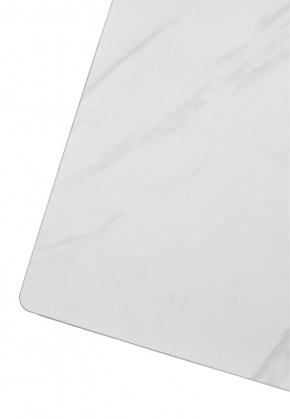 Стол VASTO 180 MARBLES KL-99 Белый мрамор матовый, итальянская керамика/ черный каркас, ®DISAUR в Ревде - revda.ok-mebel.com | фото 7