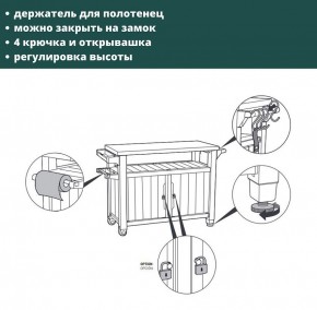 Столик для барбекю 207 Л (Unity XL 207L) в Ревде - revda.ok-mebel.com | фото 8