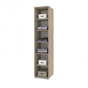 СТОУН С13 Шкаф-пенал (дуб серый/белый) в Ревде - revda.ok-mebel.com | фото 3