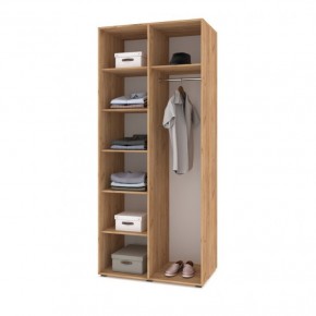 СТОУН С22 Шкаф 2-х створчатый (золотой дуб/графит) в Ревде - revda.ok-mebel.com | фото 3