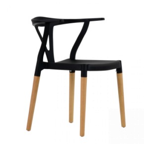Стул Barneo N-218 Wishbone интерьерный кухонный черный в Ревде - revda.ok-mebel.com | фото