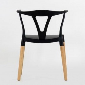 Стул Barneo N-218 Wishbone интерьерный кухонный черный в Ревде - revda.ok-mebel.com | фото 2