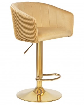 Стул барный DOBRIN DARCY GOLD, песочный велюр (1922-3) в Ревде - revda.ok-mebel.com | фото 2