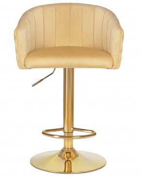 Стул барный DOBRIN DARCY GOLD, песочный велюр (1922-3) в Ревде - revda.ok-mebel.com | фото 6
