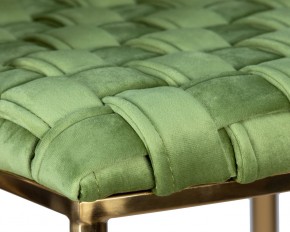 Стул барный DOBRIN EMMA GOLD, зеленый велюр (VF-08) в Ревде - revda.ok-mebel.com | фото 8