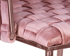 Стул барный DOBRIN EMMA ROSE GOLD, розовый велюр (VF-10) в Ревде - revda.ok-mebel.com | фото 7