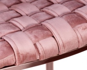Стул барный DOBRIN EMMA ROSE GOLD, розовый велюр (VF-10) в Ревде - revda.ok-mebel.com | фото 9