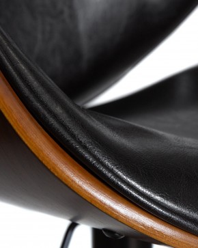 Стул барный DOBRIN JACK BLACK, цвет черный глянец PU ABD 002 в Ревде - revda.ok-mebel.com | фото 9