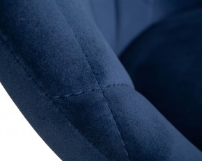 Стул барный DOBRIN LOGAN BLACK, синий велюр (MJ9-117) в Ревде - revda.ok-mebel.com | фото 10
