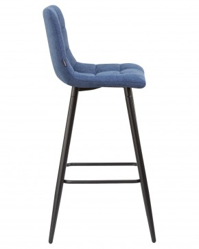 Стул барный DOBRIN NICOLE, черные матовые ножки, синяя ткань (UF860-14B) в Ревде - revda.ok-mebel.com | фото 3