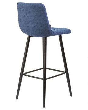 Стул барный DOBRIN NICOLE, черные матовые ножки, синяя ткань (UF860-14B) в Ревде - revda.ok-mebel.com | фото 4
