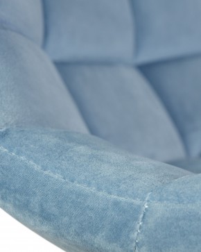 Стул барный DOBRIN TAILOR WHITE, пудрово-голубой велюр (MJ9-74) в Ревде - revda.ok-mebel.com | фото 8