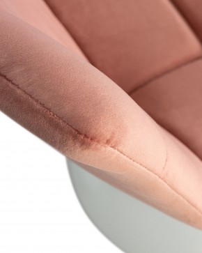 Стул барный DOBRIN TAILOR WHITE, пудрово-розовый велюр (MJ9-32) в Ревде - revda.ok-mebel.com | фото 7