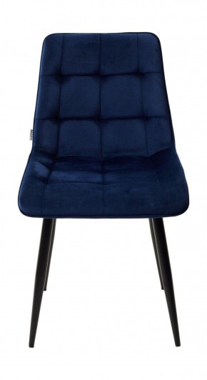 Стул CHIC BLUVEL-86 NAVY BLUE / черный каркас М-City в Ревде - revda.ok-mebel.com | фото 5