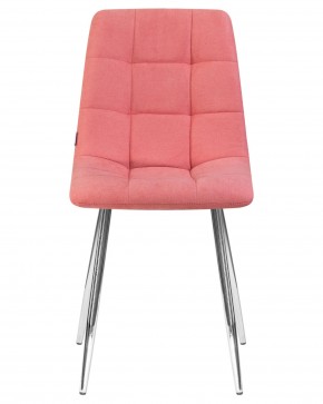 Стул обеденный DOBRIN ALEX, хром ножки, розовая ткань (UF860-05B) в Ревде - revda.ok-mebel.com | фото 6