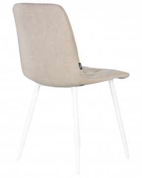 Стул обеденный DOBRIN CHILLY ROMBO, Капучино Simple 05, основание белый в Ревде - revda.ok-mebel.com | фото 4