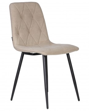 Стул обеденный DOBRIN CHILLY ROMBO, Капучино Simple 05, основание черное в Ревде - revda.ok-mebel.com | фото 2