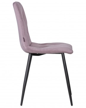 Стул обеденный DOBRIN CHILLY ROMBO, Лавандовый Simple 48, основание черное в Ревде - revda.ok-mebel.com | фото 3