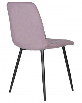 Стул обеденный DOBRIN CHILLY ROMBO, Лавандовый Simple 48, основание черное в Ревде - revda.ok-mebel.com | фото 4