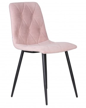 Стул обеденный DOBRIN CHILLY ROMBO, Розовый Simple 03, основание черное в Ревде - revda.ok-mebel.com | фото 2