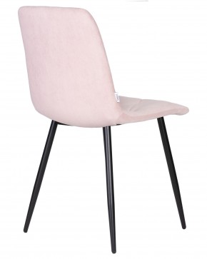 Стул обеденный DOBRIN CHILLY ROMBO, Розовый Simple 03, основание черное в Ревде - revda.ok-mebel.com | фото 4