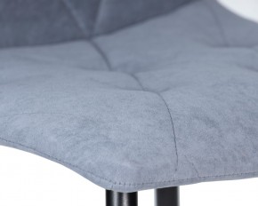 Стул обеденный DOBRIN CHILLY ROMBO, Серо-голубой Simple 26, основание черное в Ревде - revda.ok-mebel.com | фото 9