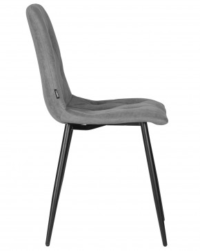 Стул обеденный DOBRIN CHILLY ROMBO, Серый Simple 33, основание черное в Ревде - revda.ok-mebel.com | фото 3